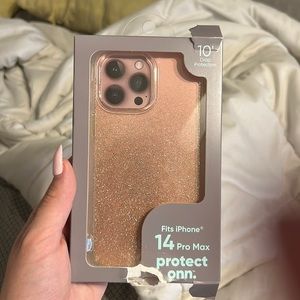 Brand new sparkly Iphone 14 pro max case. Packaging torn but case never used